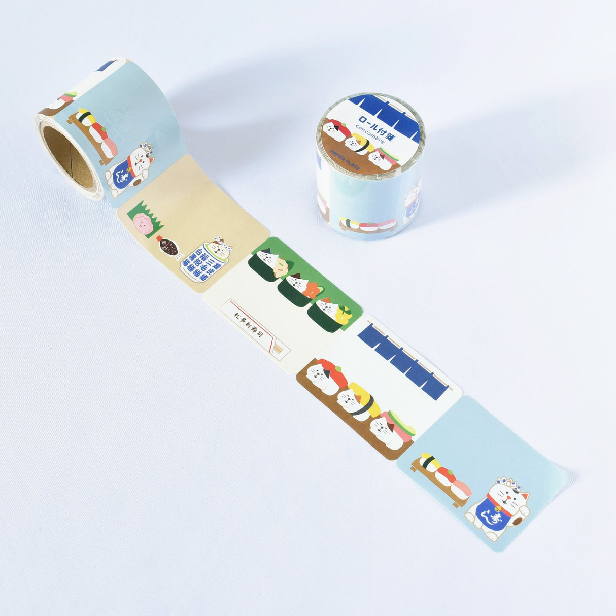 Papier Platz x Concombre Sticky Notes Roll - Mattari Sushi