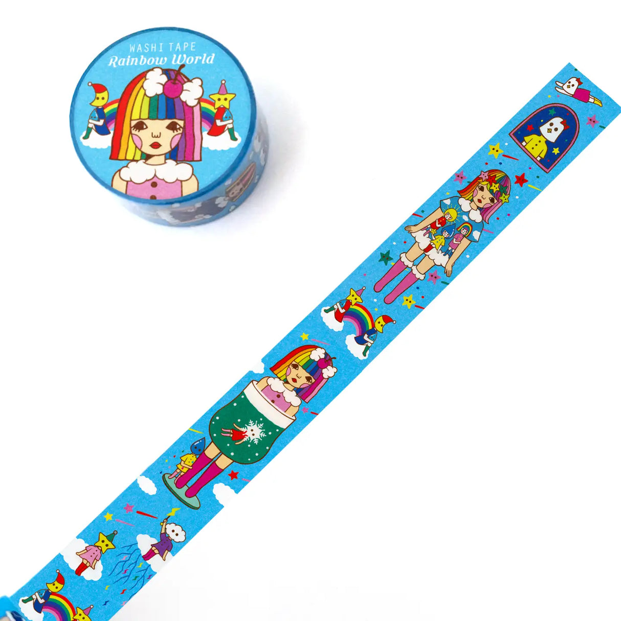 Rainbow World Washi Tape