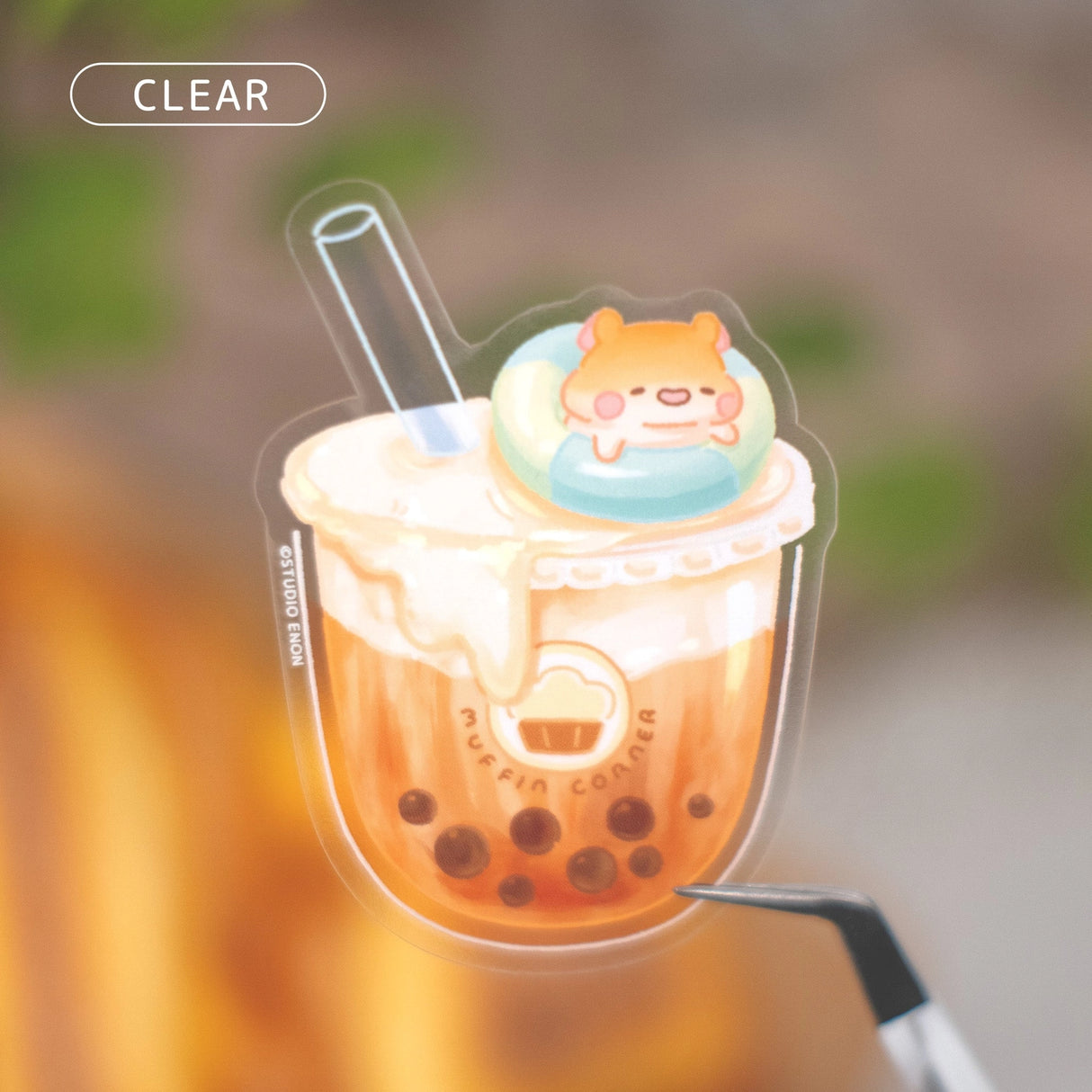 Studio Enon Muffinmaru Boba Sticker