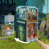 Diy Miniature House Book Nook Kit: Haven Zero w/ Dust Cover
