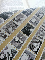 Robot Stamps Washi Tape- Landscape Format