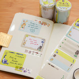 Stationery Cats Paper Labels Sticker Roll