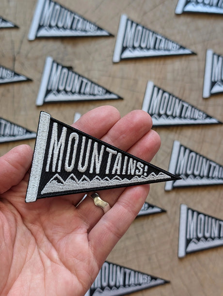 Mountains Pennant Patch