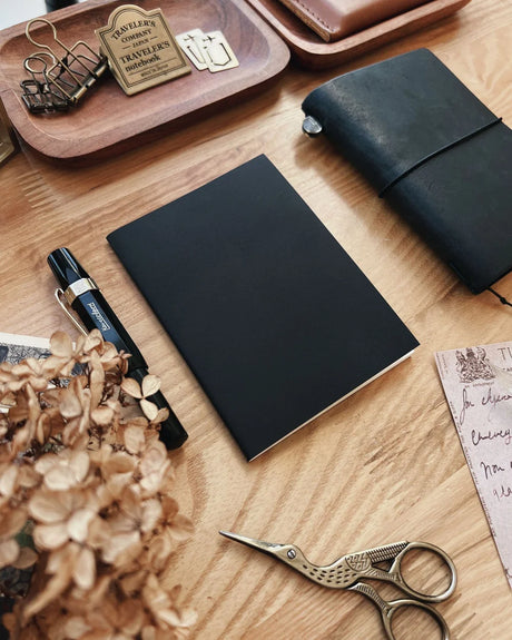 Sarica Studio Black Notebook (Passport TN Size)