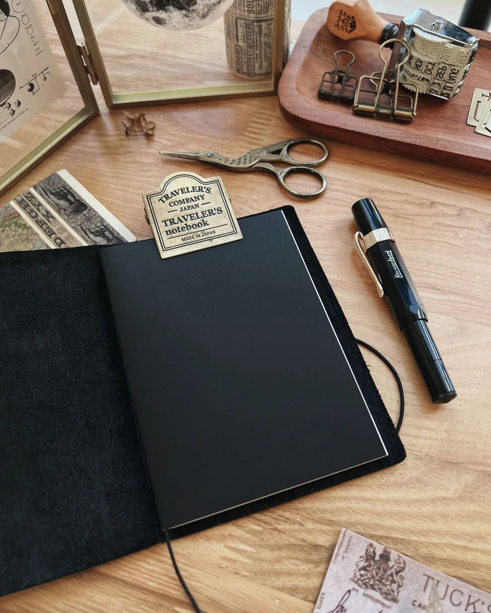 Sarica Studio Black Notebook (Passport TN Size)
