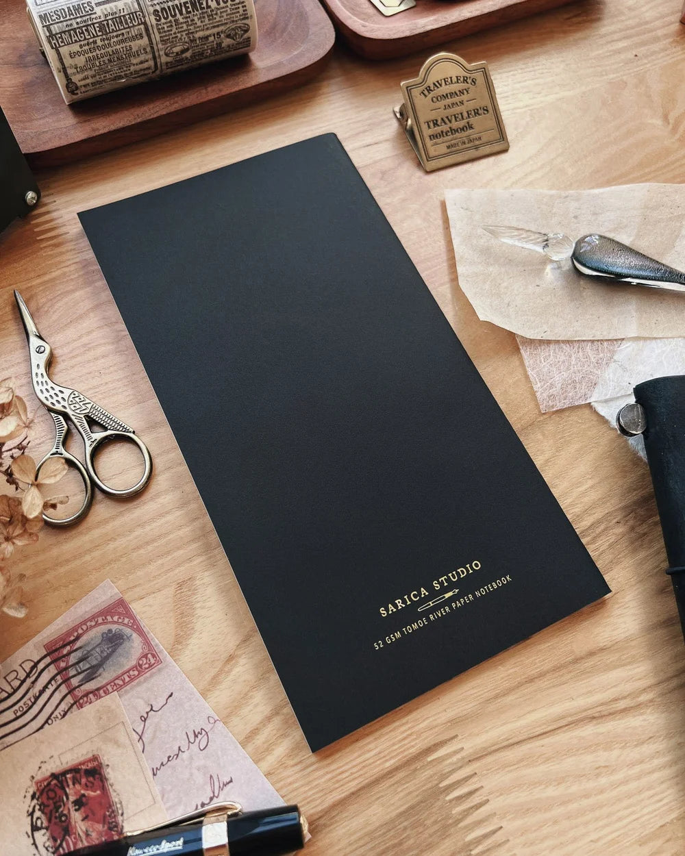 Sarica Studio Black Notebook (Standard TN Size)