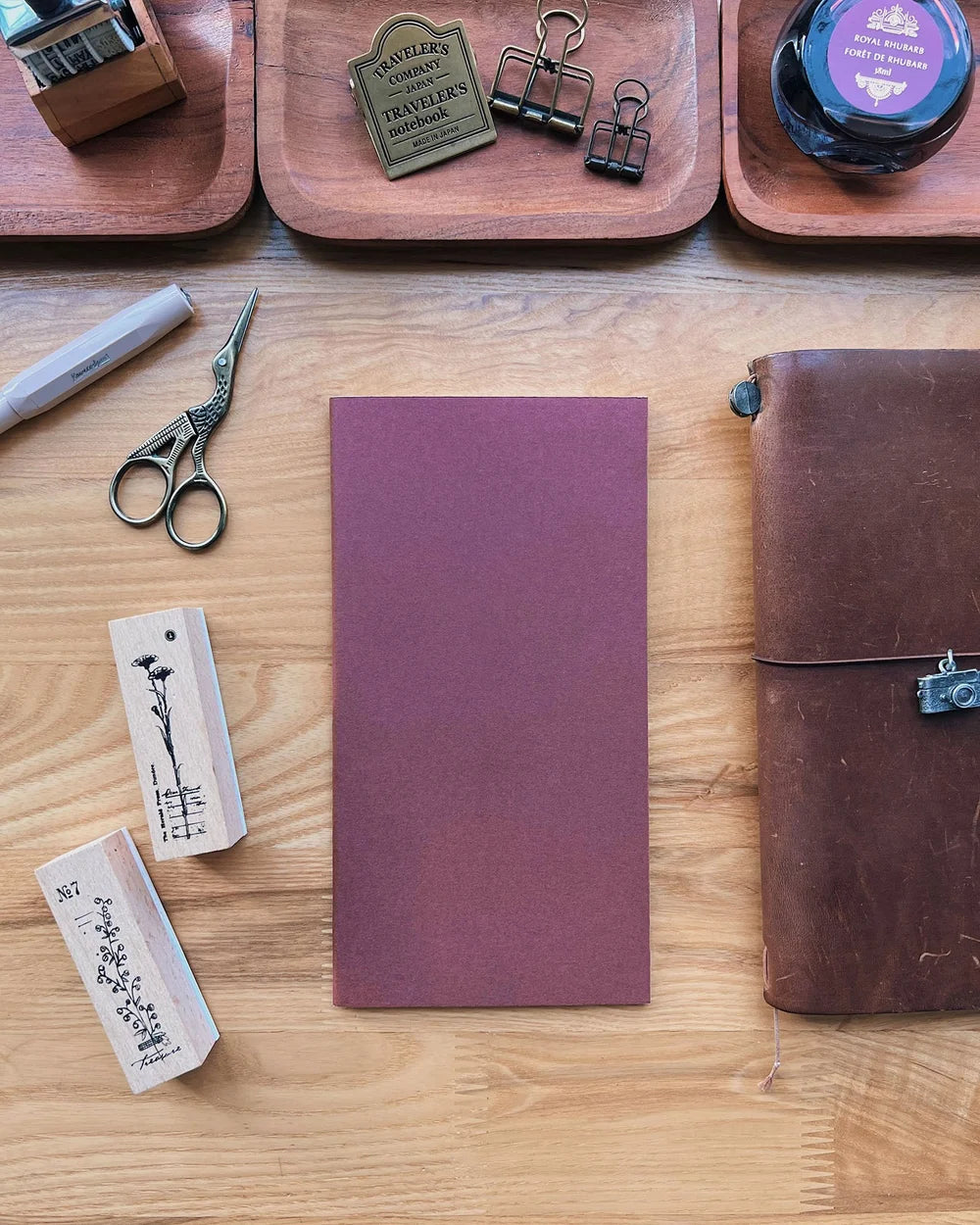 Sarica Studio Bordeaux Notebook (Standard TN Size)