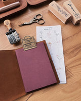 Sarica Studio Bordeaux Notebook (Passport TN Size)