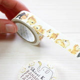 Shiba Inu Washi Tape Banana Paper