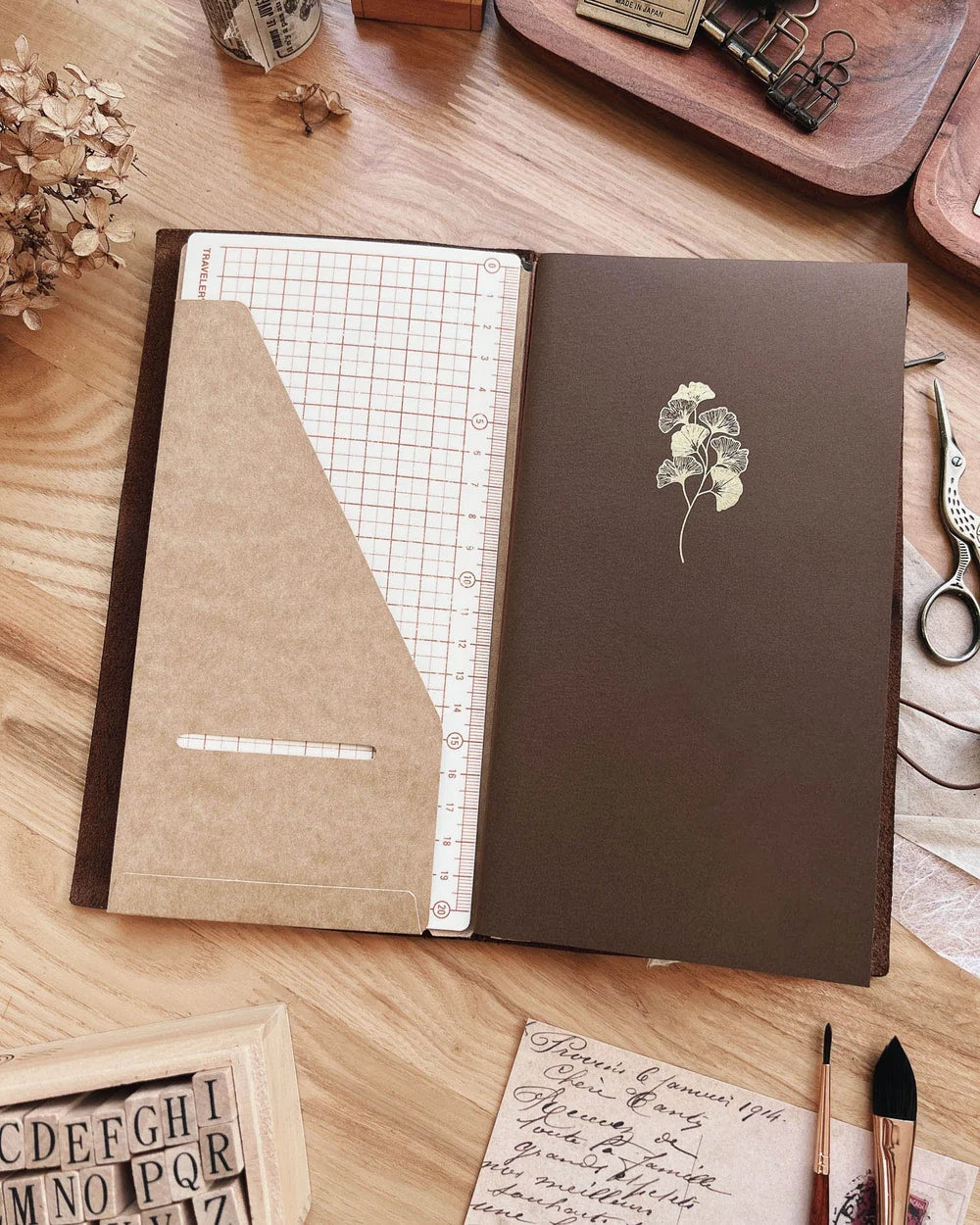 Sarica Studio Ginkgo Notebook (Standard TN Size)