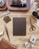 Sarica Studio Chestnut Brown Notebook (Passport TN Size)