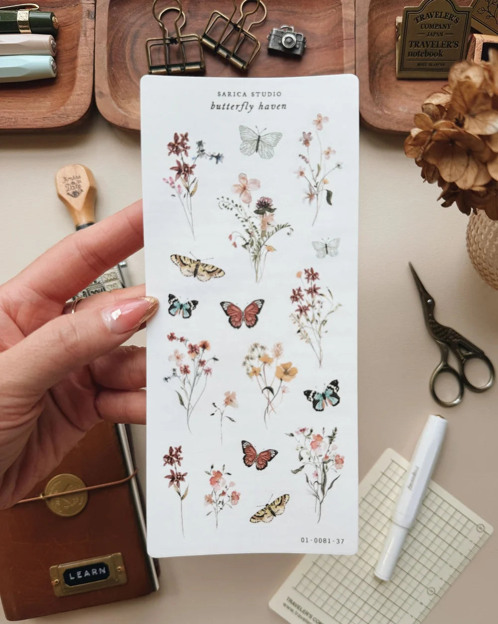 Sarica Studio Butterfly Haven Stickers