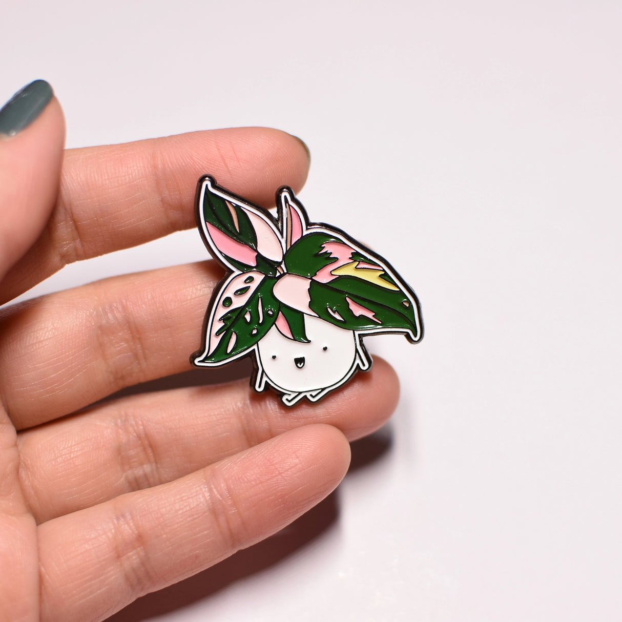 Pink Princess Philodendron Enamel Pin