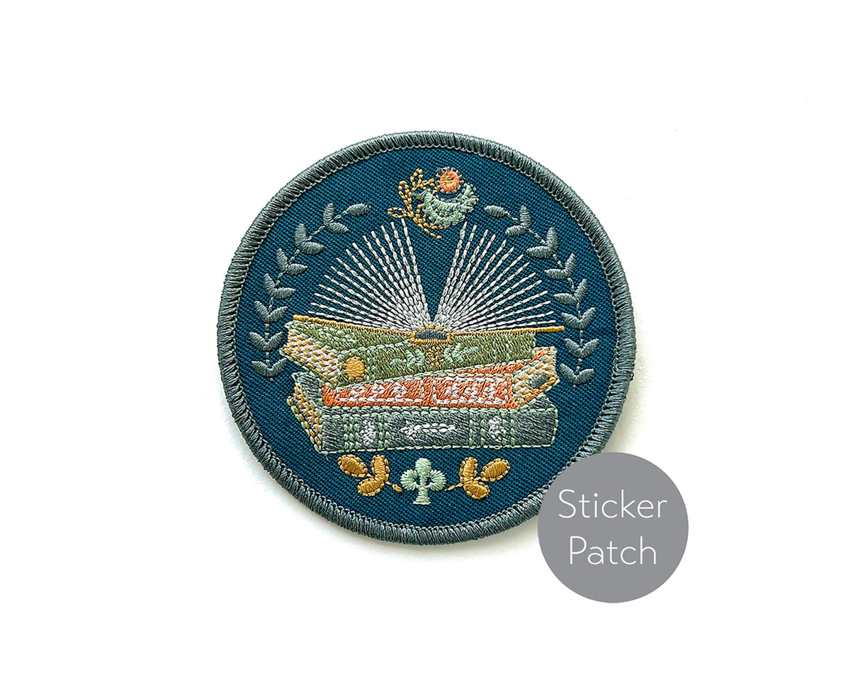 Reader Moonglow Embroidery Sticker Patch