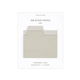 Blank Tab Sticky Note Set - Linen