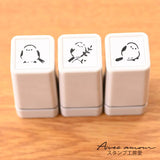 Stamp Studio Ai Set of 3 Mini Pre-Inked Stamp - Shimaenaga