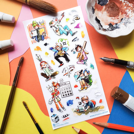 STICKII Artist’s Life Sticker Sheet