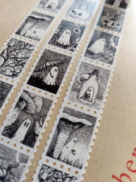 Jon Turner Illustration - Ghostie Stamps Art Washi Tape