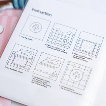 Dog Iron-On Patch Mountain Hiking