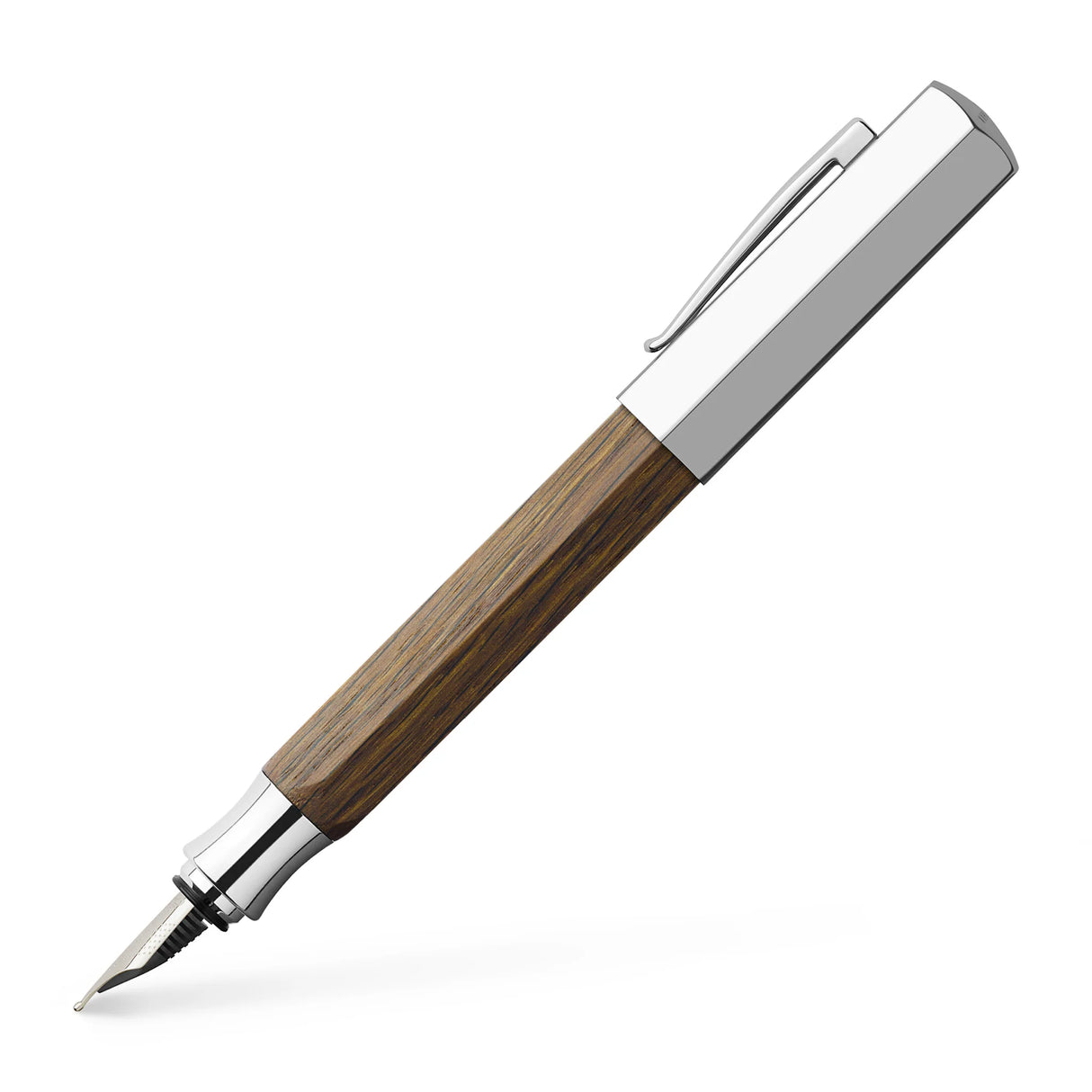 Faber-Castell Ondoro Fountain Pen - Smoked Oak Wood