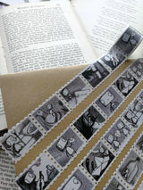 Robot Stamps Washi Tape- Landscape Format