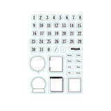 Calendar Clear Stamp