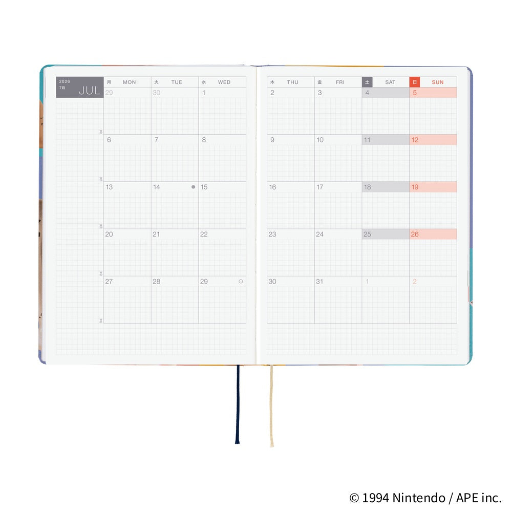 Hobonichi HON 2026 MOTHER: Clay Figurines [ENG/A5/Jan Start] HON