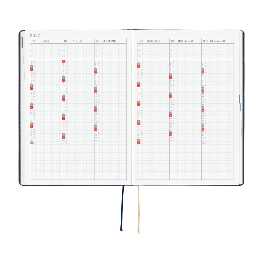 Hobonichi Techo HON A5 - Slash (Navy)