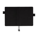Hobonichi Techo A5 Cover - Colors: Black x Clear Blue