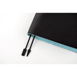 Hobonichi Techo A5 Cover - Colors: Black x Clear Blue