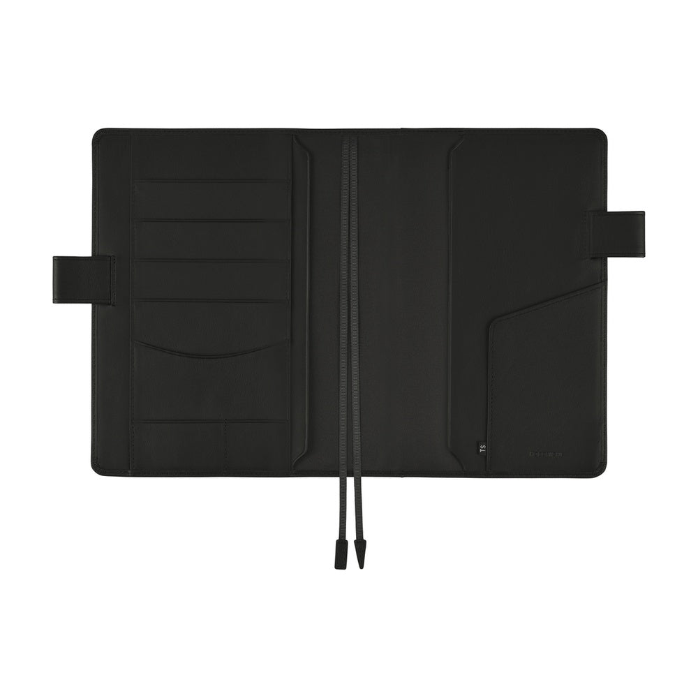 Hobonichi Techo A5 Cover - Leather: TS Basic - Black