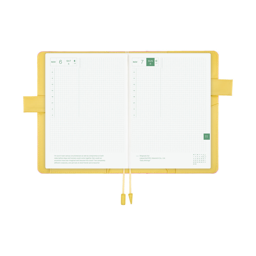 Hobonichi Techo A5 Cover - Colors: Candy Floss