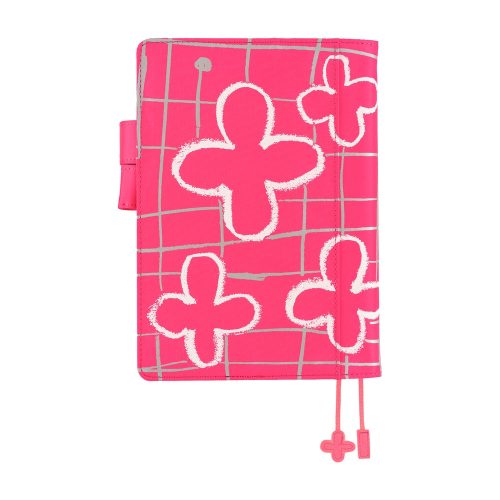 Hobonichi Techo 2026 Cousin A5 Book & Cover - Makoto Matsubayashi: Pink Flowers [ENG/A5/Jan Start]
