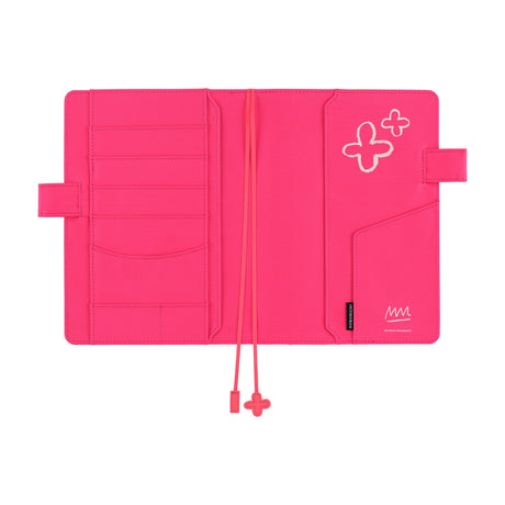 Hobonichi Techo 2026 Cousin A5 Book & Cover - Makoto Matsubayashi: Pink Flowers [ENG/A5/Jan Start]