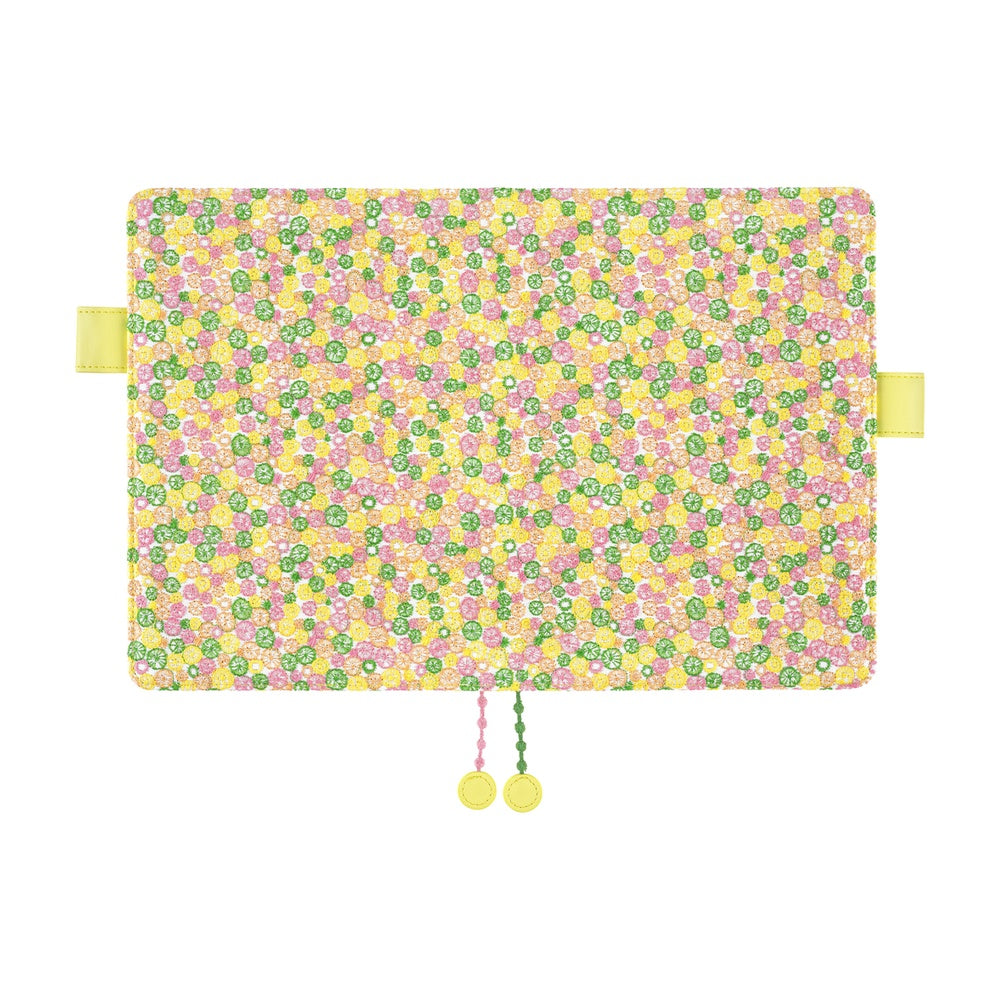 Hobonichi Techo 2026 Cousin A5 Book & Cover - mina perhonen: skyful (Yellow) [ENG/A5/Jan Start]