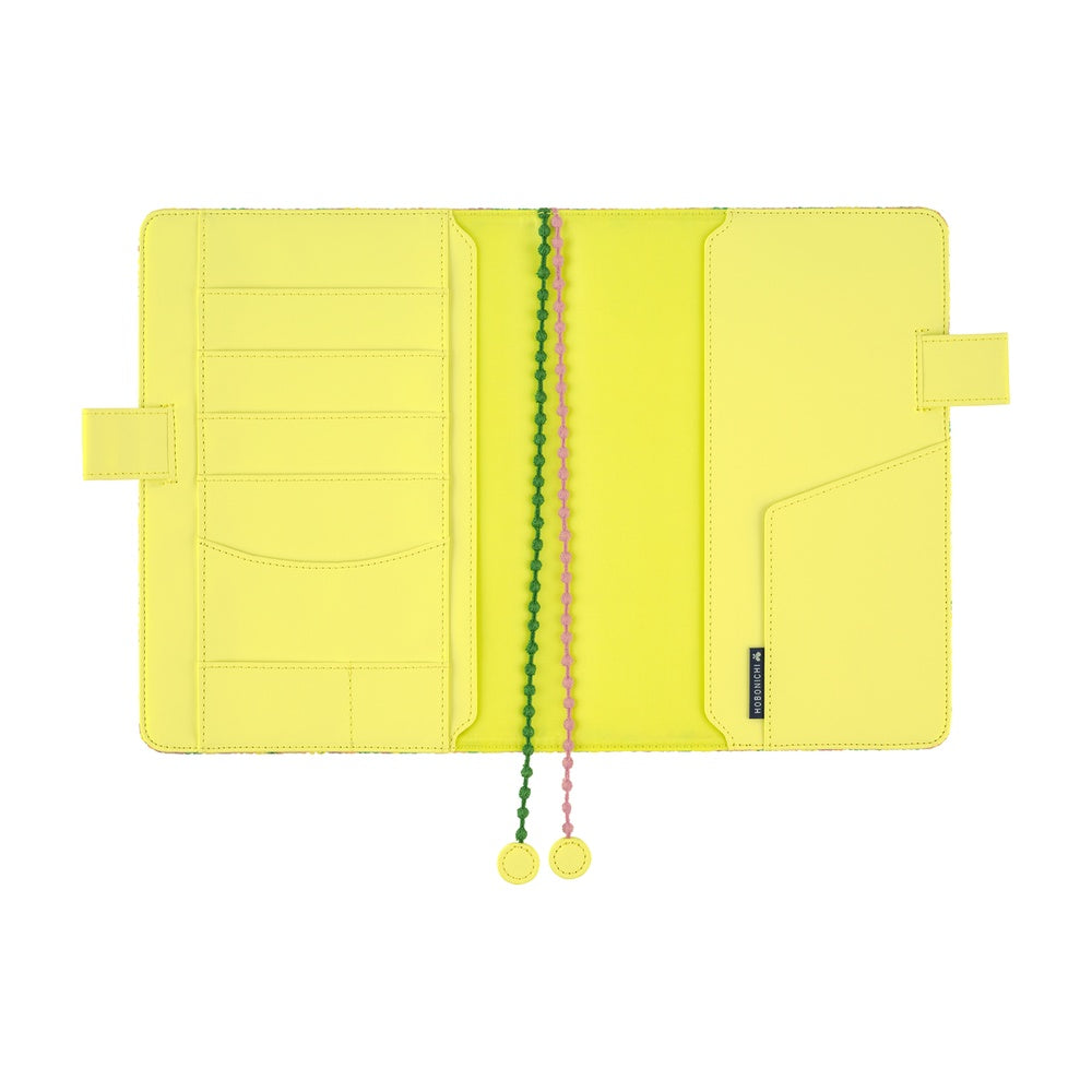 Hobonichi Techo 2026 Cousin A5 Book & Cover - mina perhonen: skyful (Yellow) [ENG/A5/Jan Start]