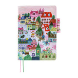 Hobonichi Techo A5 Cover - Yumi Kitagishi: White Cat Village