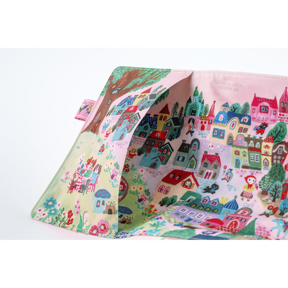 Hobonichi Techo A5 Cover - Yumi Kitagishi: White Cat Village