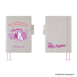 Hobonichi Techo A5 Cover - Moomin: My Yard (Pink Gray)