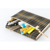 Hobonichi Techo A5 Cover - Tragen: Bitter Plaid