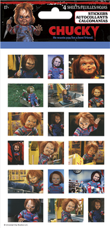 Childs Play - Chucky Halloween Stickers