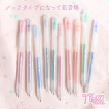 Ballsign Tiara Glitter Retractable Ballpoint-Pen - 10 Color Set