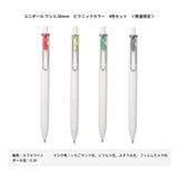 Uni-ball One Gel Pen 0.38mm - Picnic Color 4 Colors Set