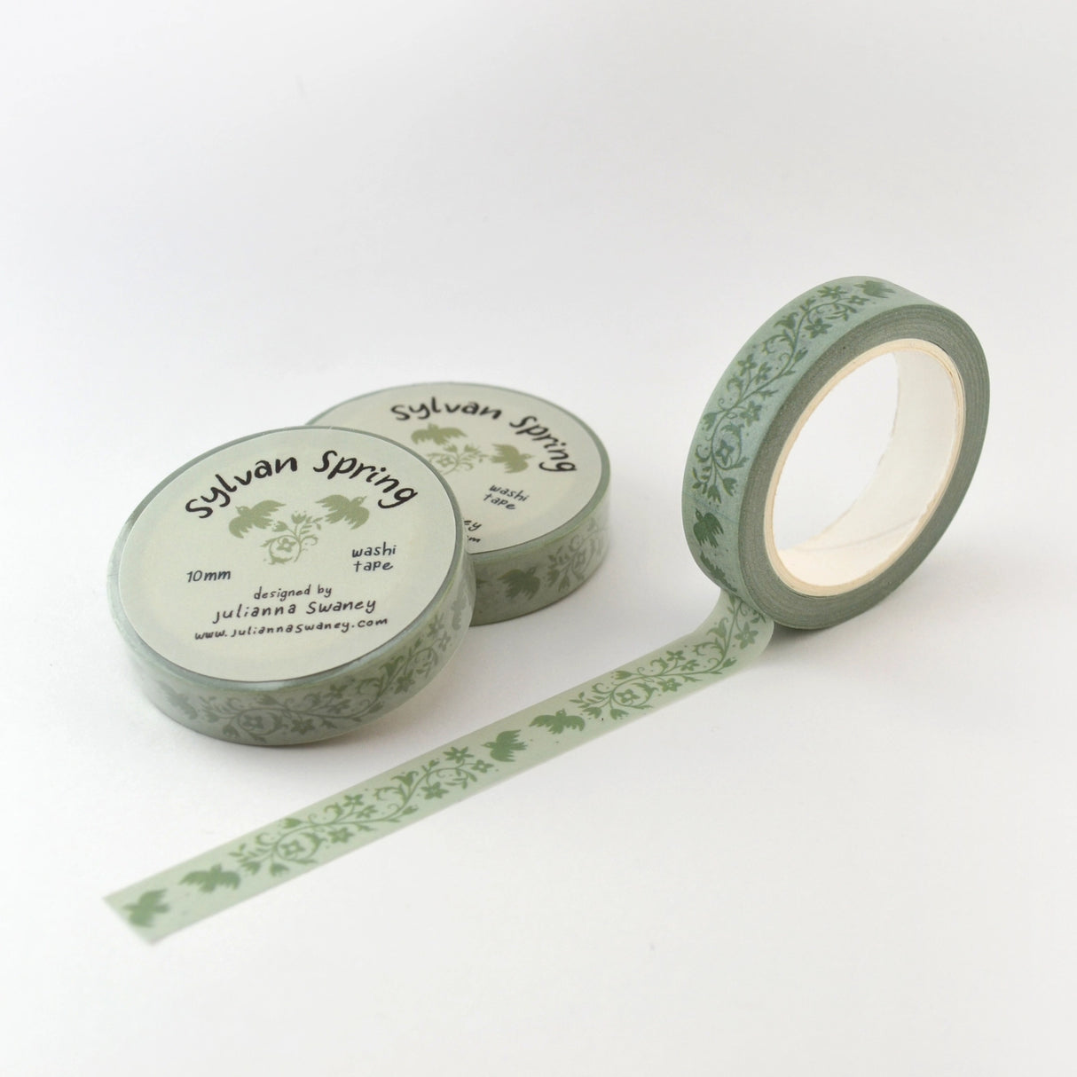Sylvan Spring Green 10mm Washi Tape