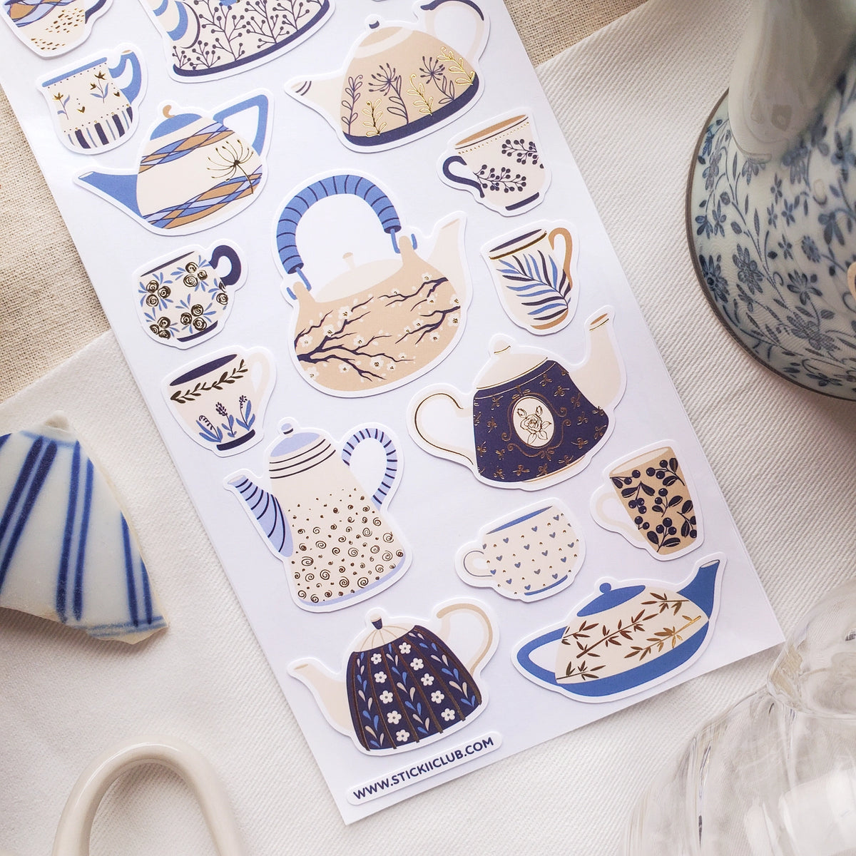 STICKII Tea For Two Sticker Sheet – Little Craft Place