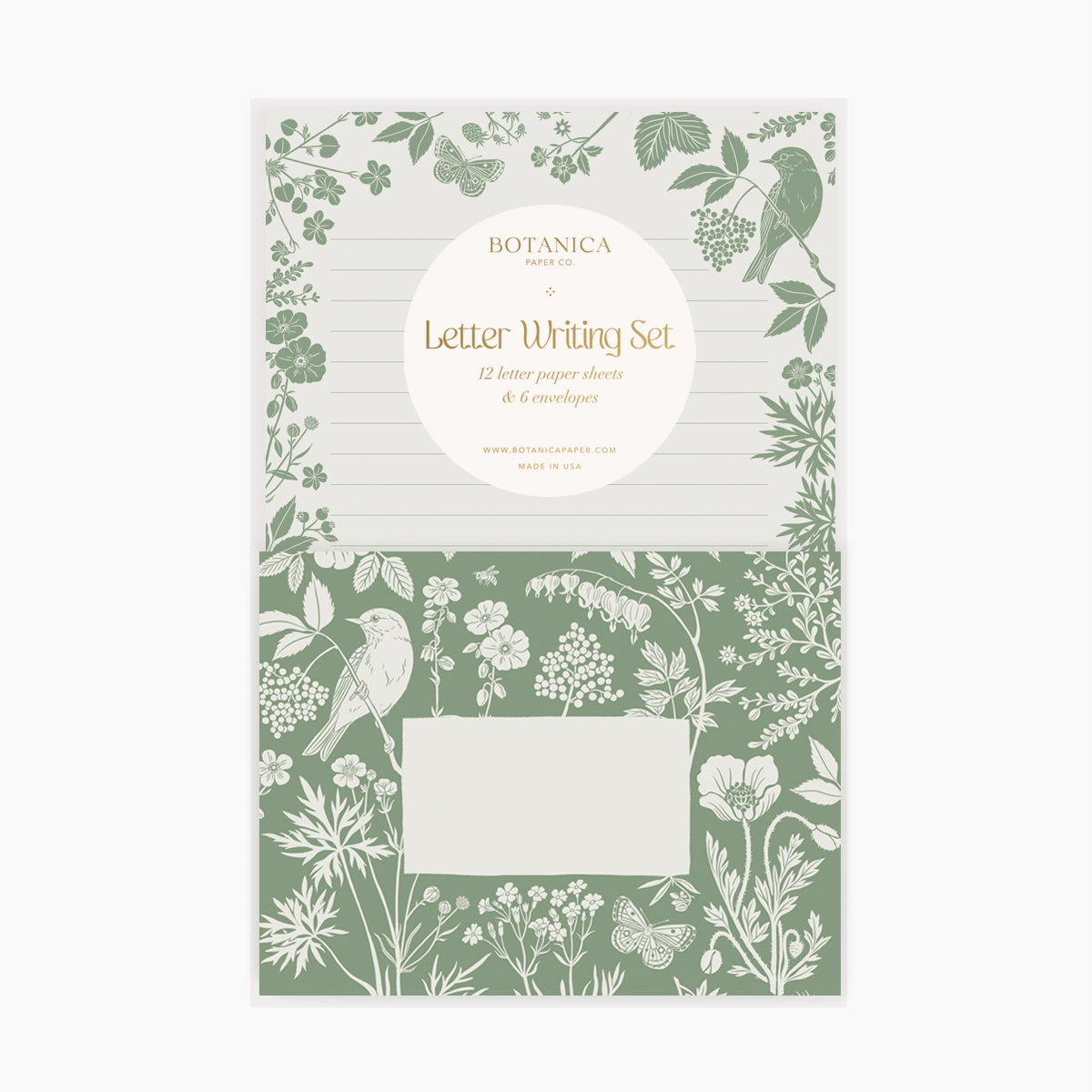 Botanica Paper Co. Letter Writing Set - Meadow