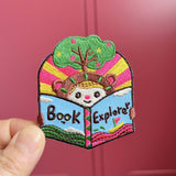 Bel’s Art World Iron-on Patch - Book Explorer