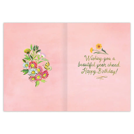 Everything Beautiful Quote Birthday Card