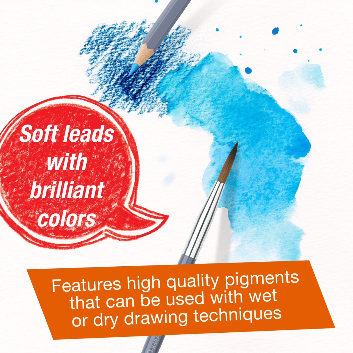 Faber-Castell Goldfaber Aqua Watercolor Pencils - Tin of 12