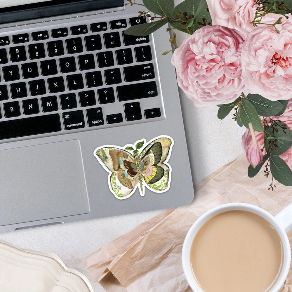 Brave Vinyl Sticker